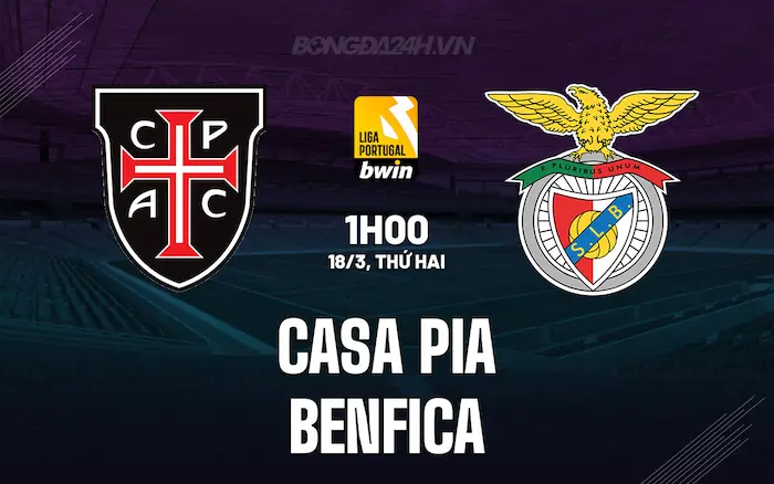 Dự Đoán Casa Pia Vs Benfica Tốt Nhất
